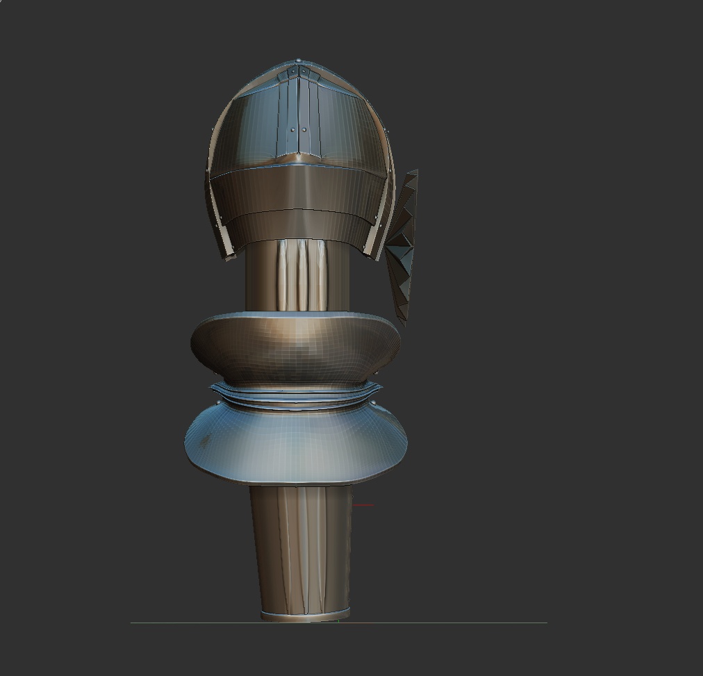 3D 西洋甲冑 2.0 腕当てのみ