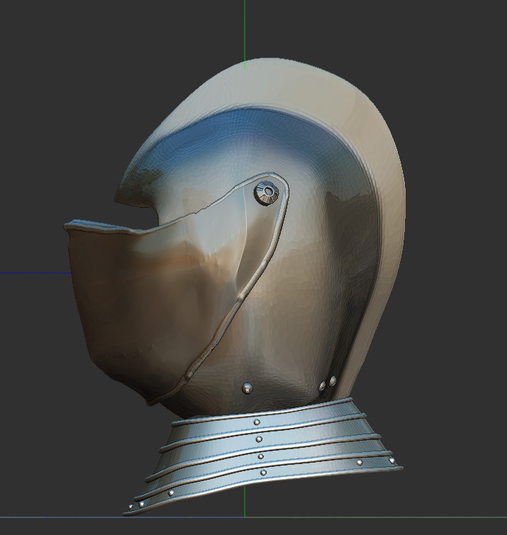 3D 西洋甲冑 兜のみ