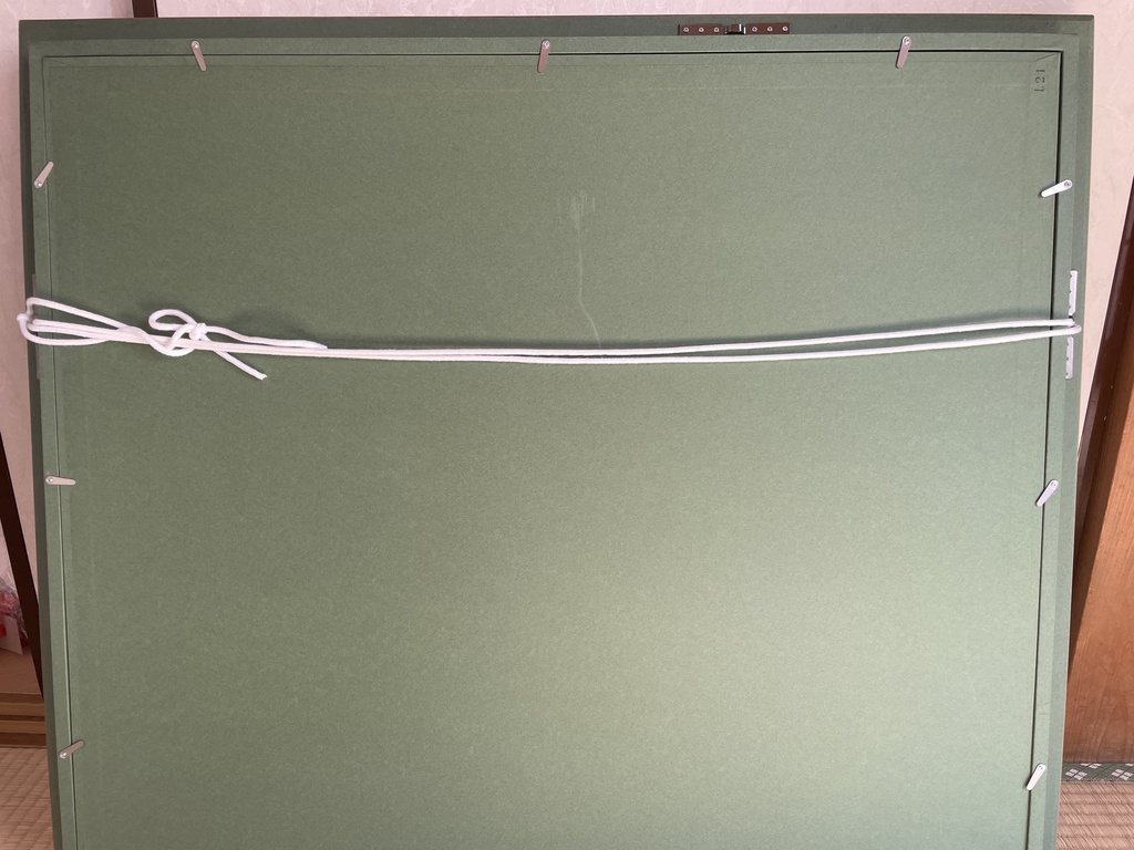 原画「森の中の少女と猫たち」 油絵 F20