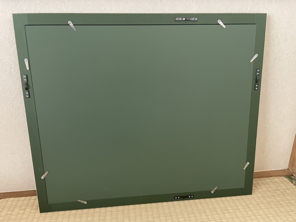 原画「江戸の町に真夜中のお散歩〜猫を抱くお嬢様」 水彩画 F6