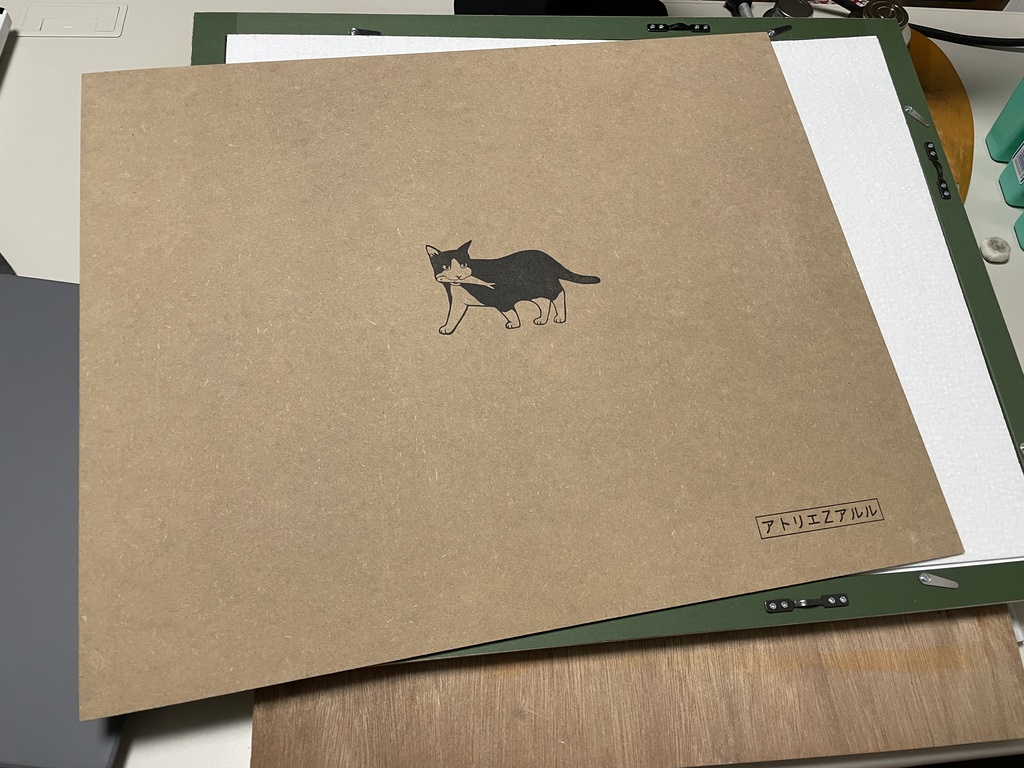 【完売御礼】受注制作:原画「真夜中の農家の娘と犬猫たち」水彩画 F6