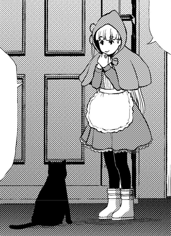 かわいい3D 頭巾(ずきん)