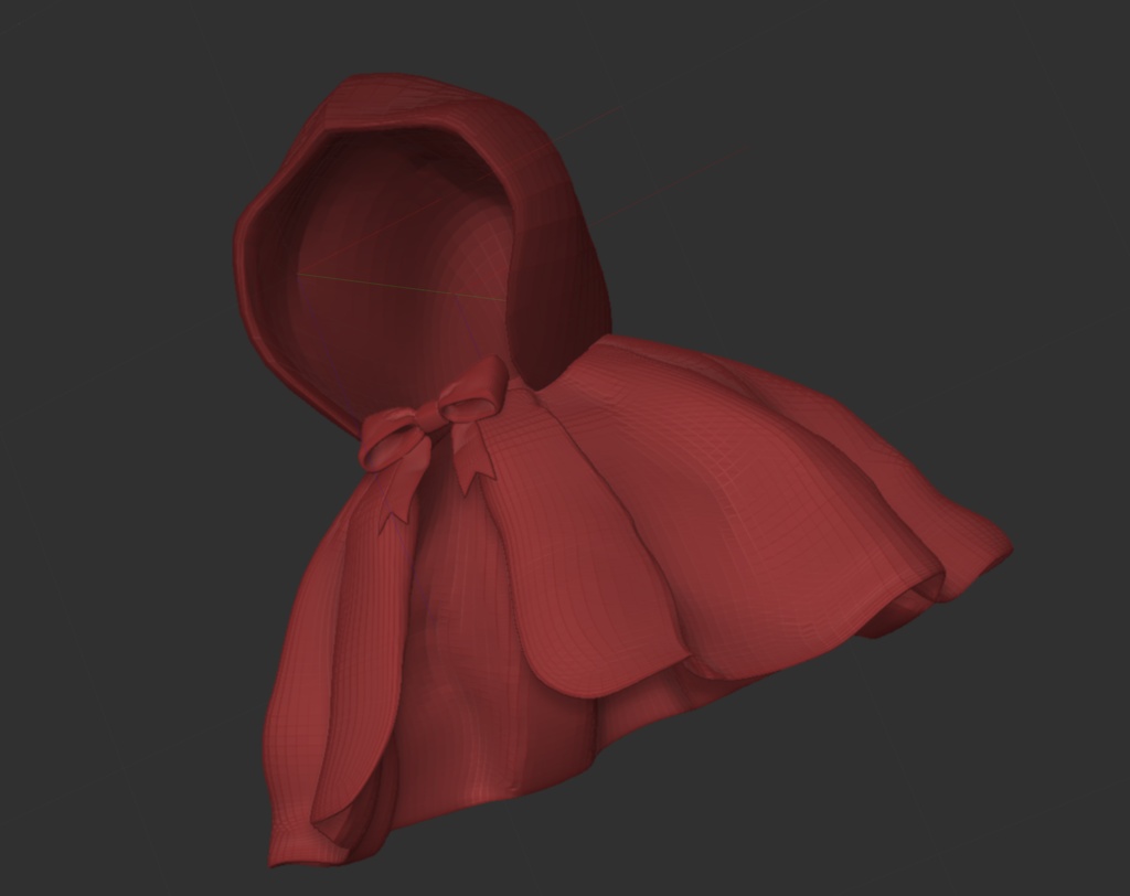 かわいい3D 頭巾(ずきん)