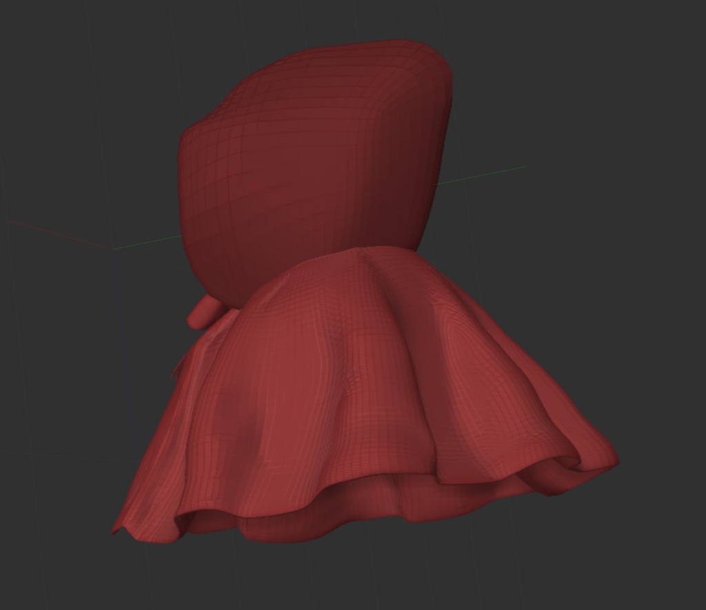 かわいい3D 頭巾(ずきん)