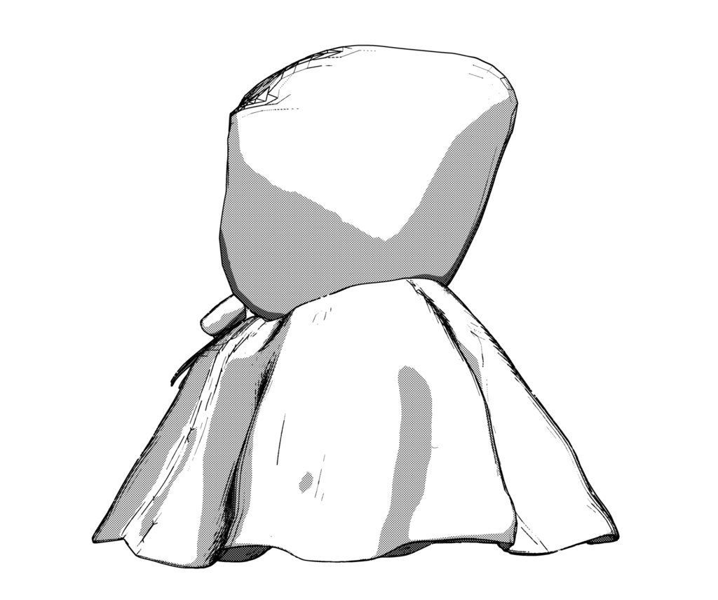 かわいい3D 頭巾(ずきん)