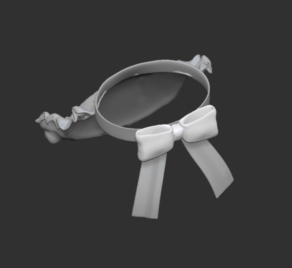 3D 西洋エプロン 「 .obj」