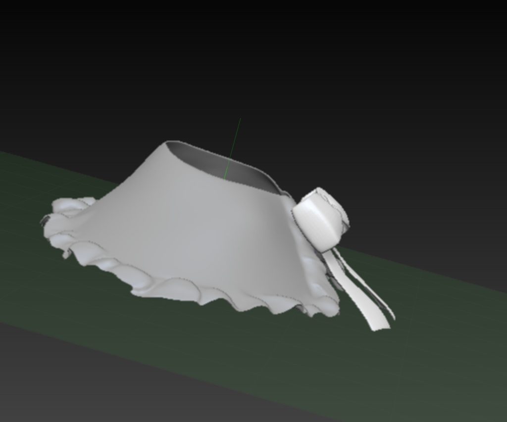 3D 乙女洋服襟 「.obj」