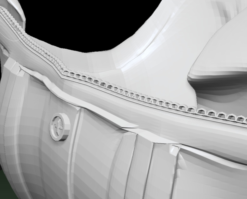 3D ロリータ・ドレス「.obj」