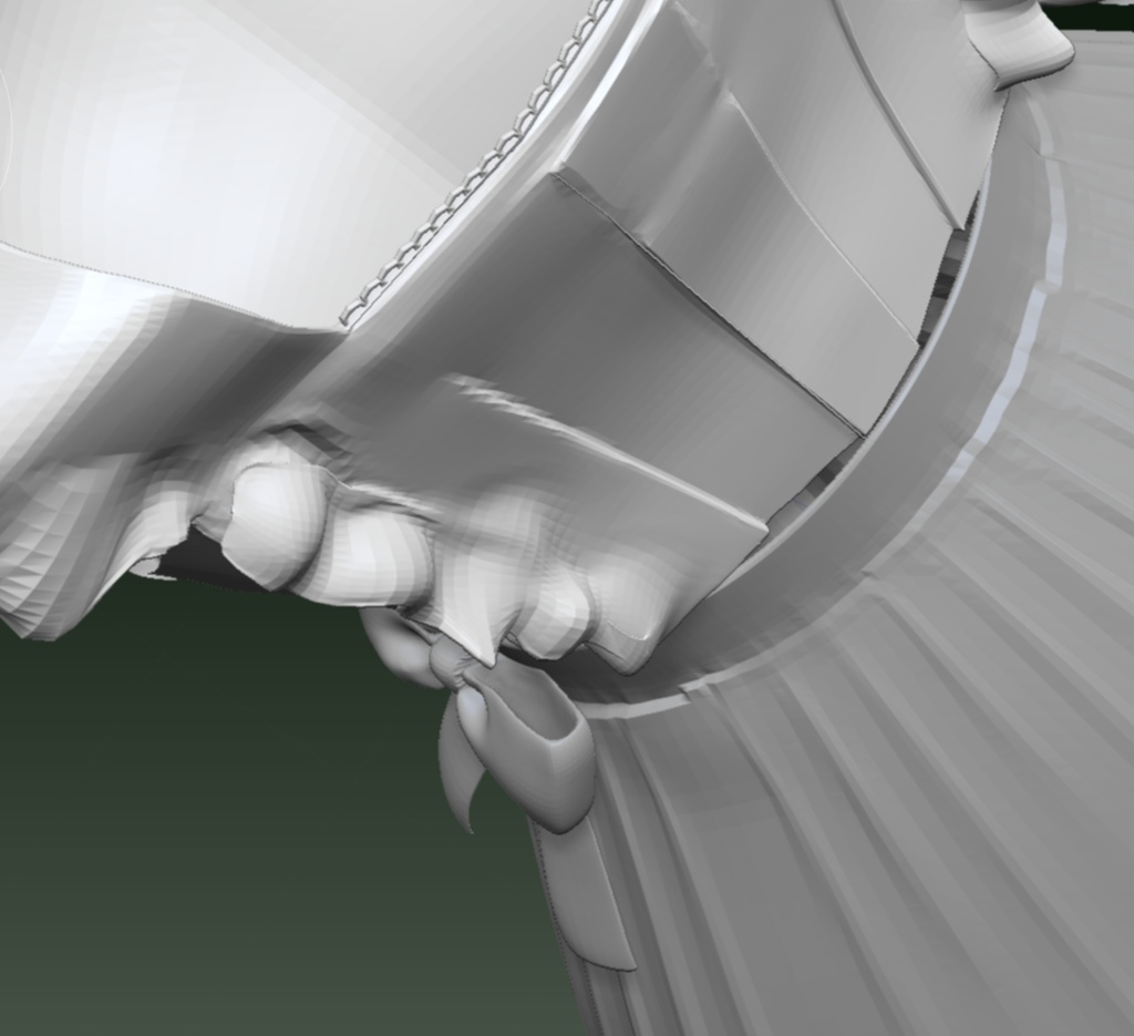 3D ロリータ・ドレス「.obj」