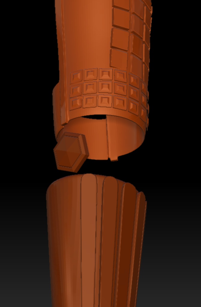 3D 籠手(日本甲冑)「.obj」