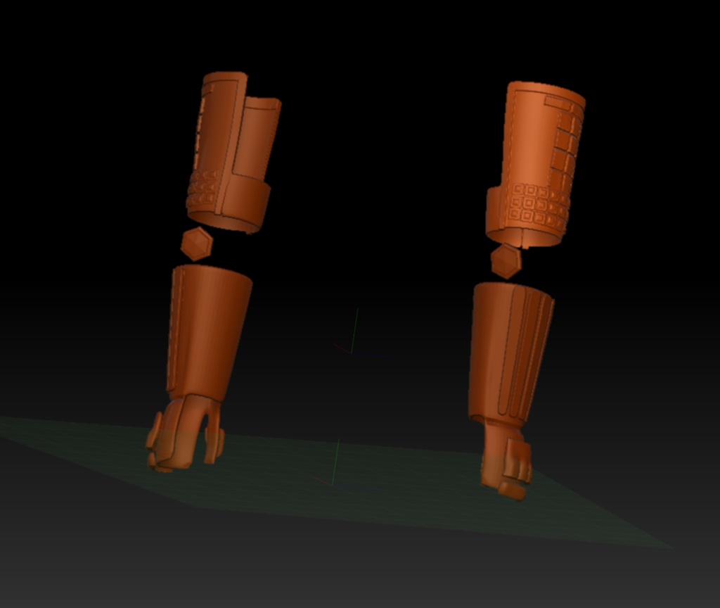 3D 籠手(日本甲冑)「.obj」