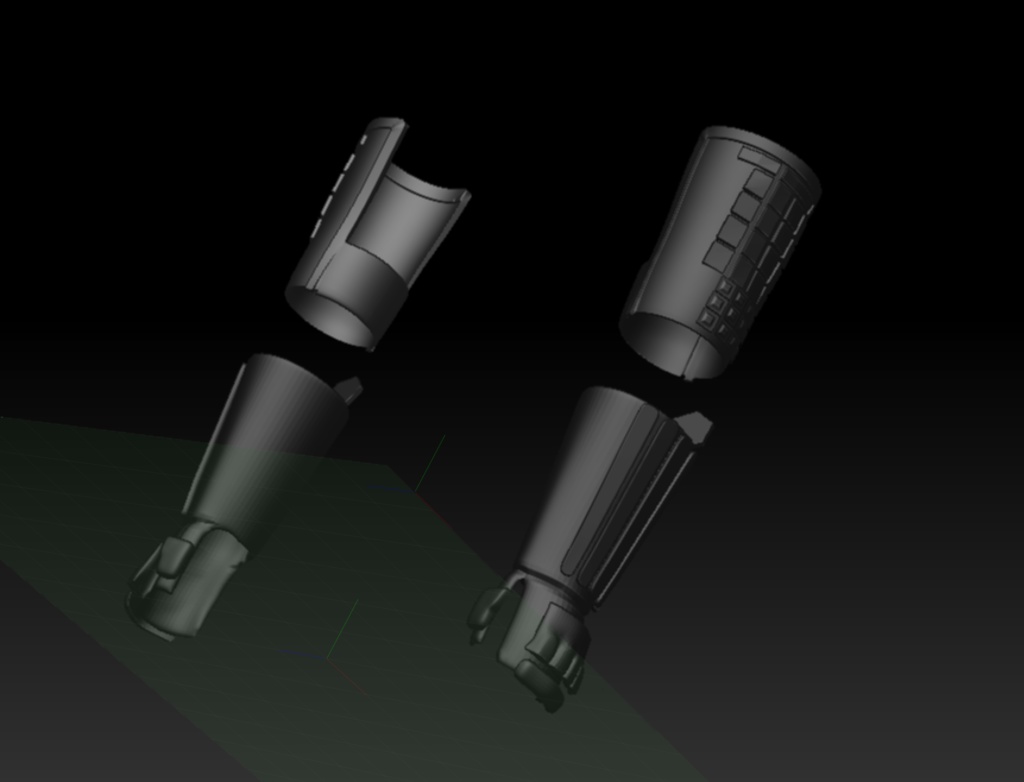 3D 籠手(日本甲冑)「.obj」