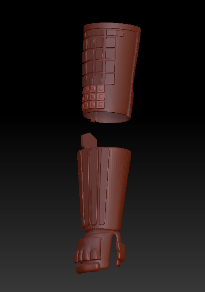 3D 籠手(日本甲冑)「.obj」