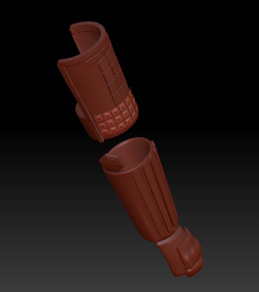 3D 籠手(日本甲冑)「.obj」