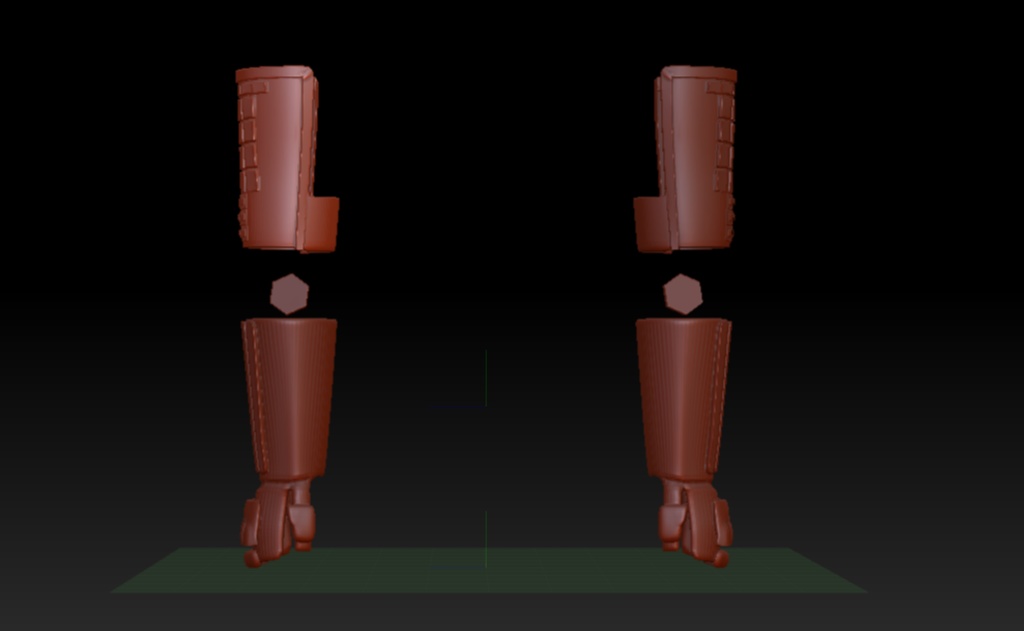 3D 籠手(日本甲冑)「.obj」