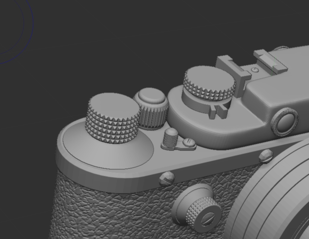 3D ドイツ製カメラ(ライカIII)「.obj」