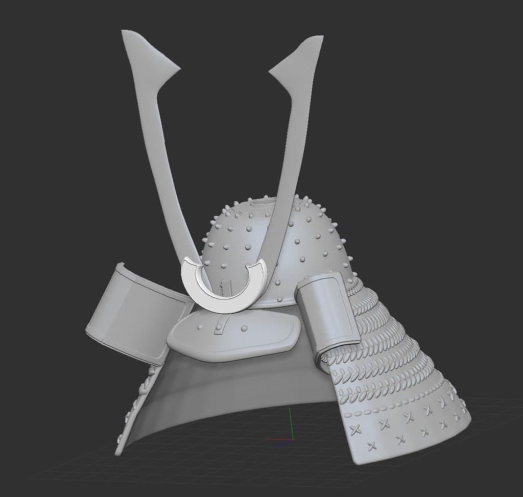 3D 日本武将兜 Vol.2「.obj」