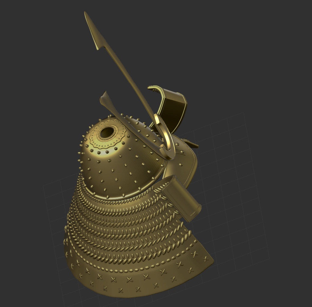 3D 日本武将兜 Vol.2「.obj」