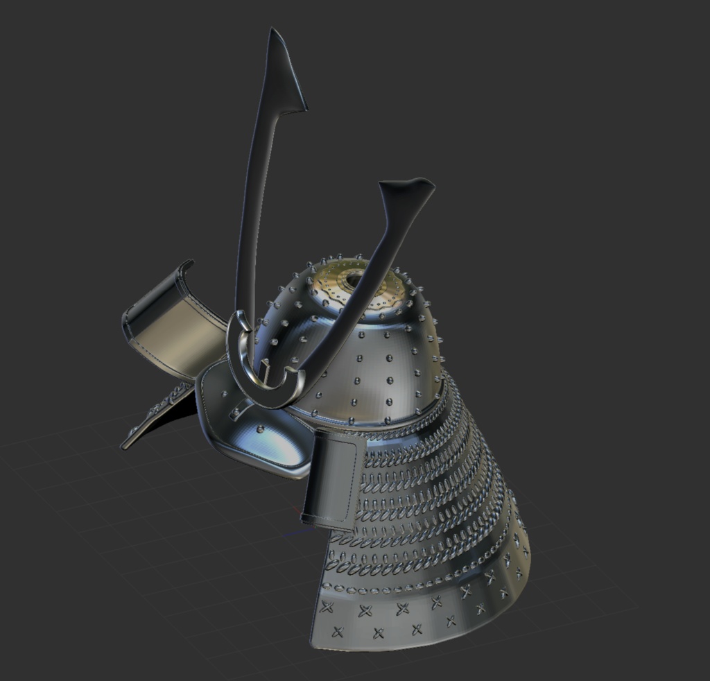3D 日本武将兜 Vol.2「.obj」