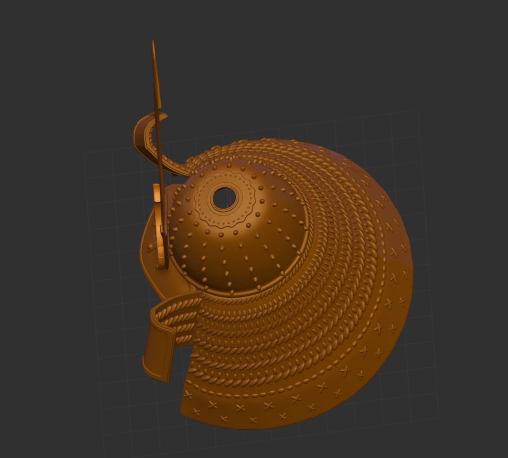 3D 日本武将兜 Vol.2「.obj」