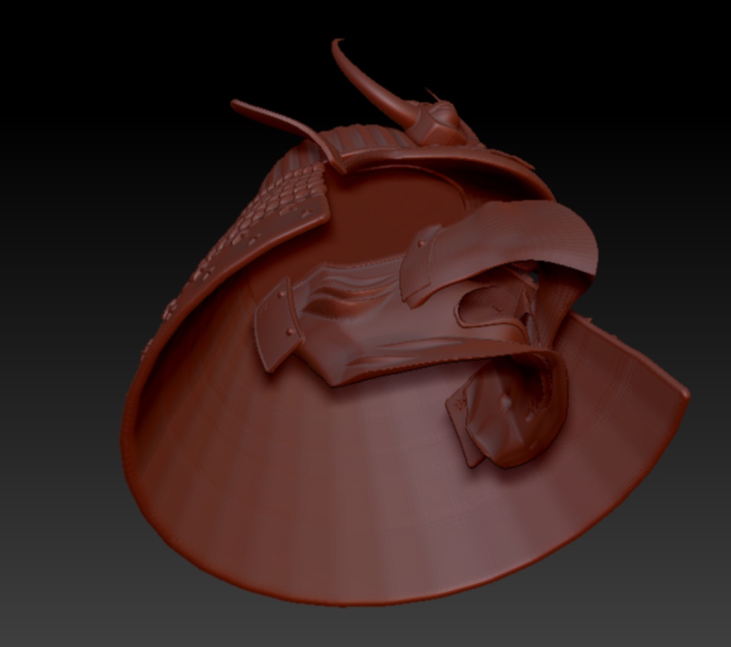 3D鴉天狗兜 「.obj」