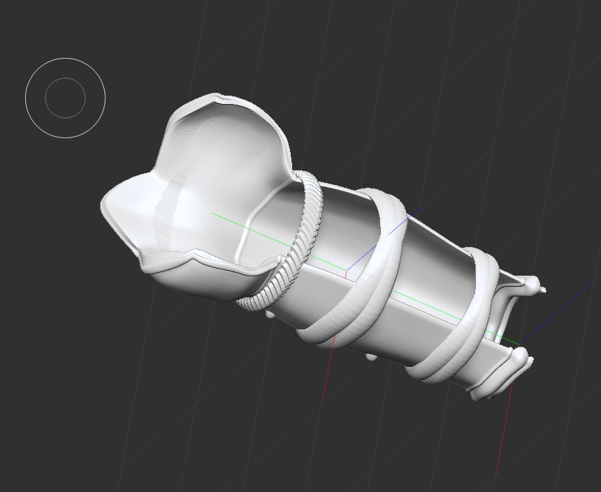 3D 日本甲冑 脛当て「.obj」