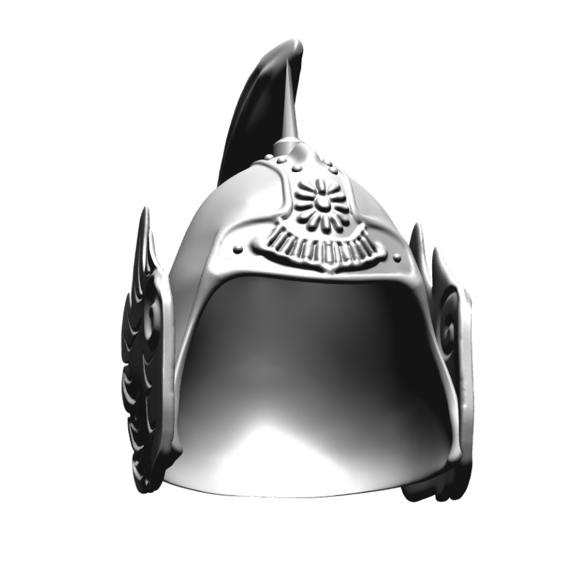 3D 中国武将の兜 「.obj」