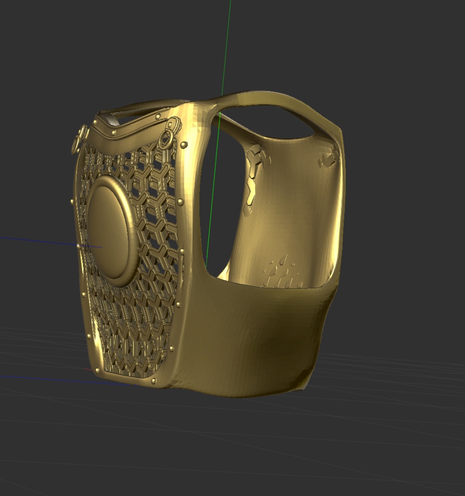 3D 中国武将の甲冑の胴 「.obj」