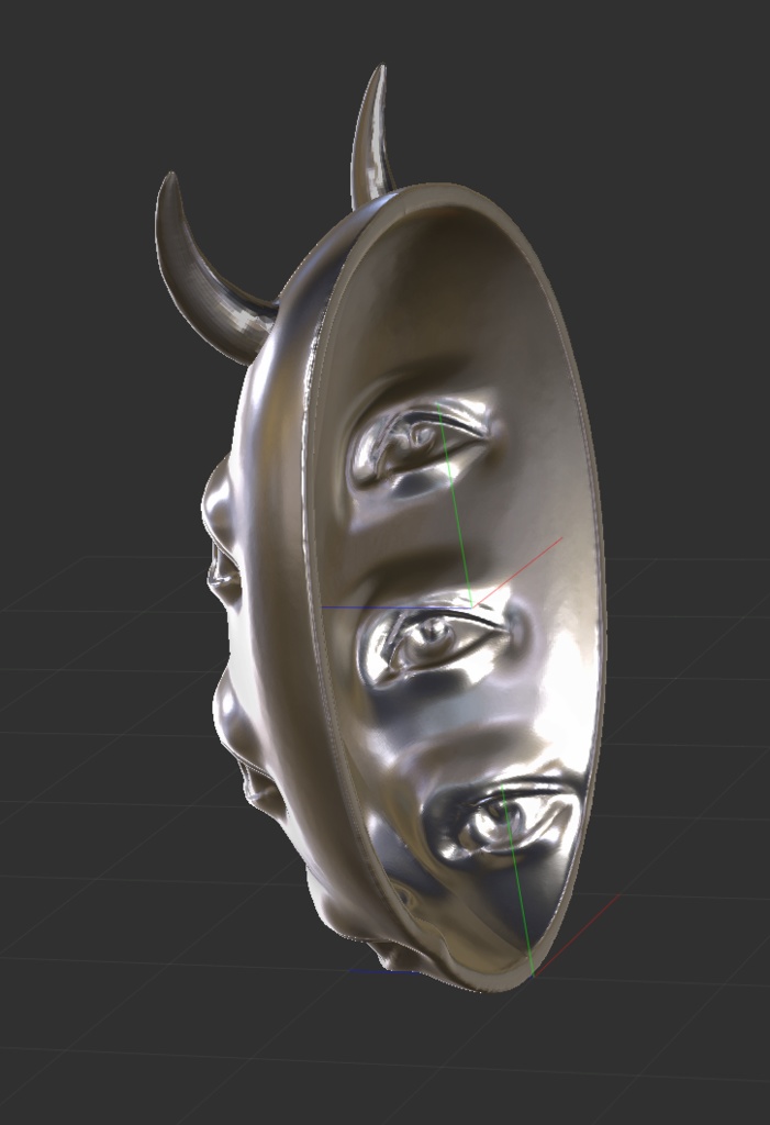 3D 百目鬼面 「.obj」