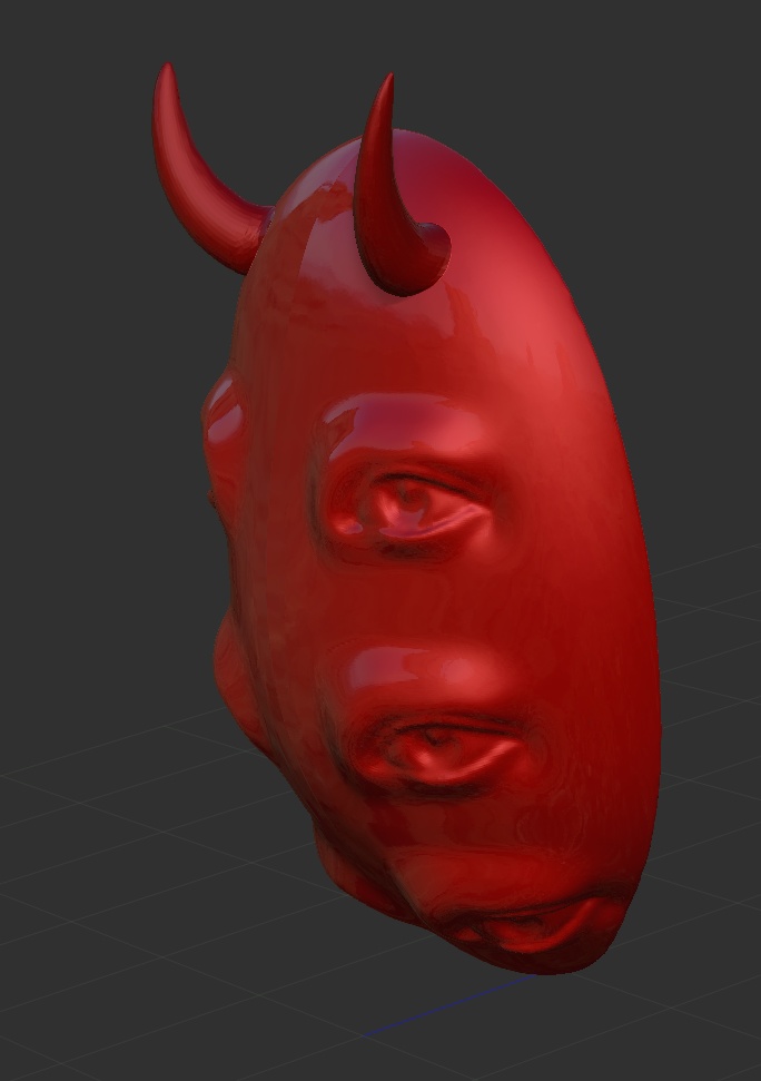 3D 百目鬼面 「.obj」