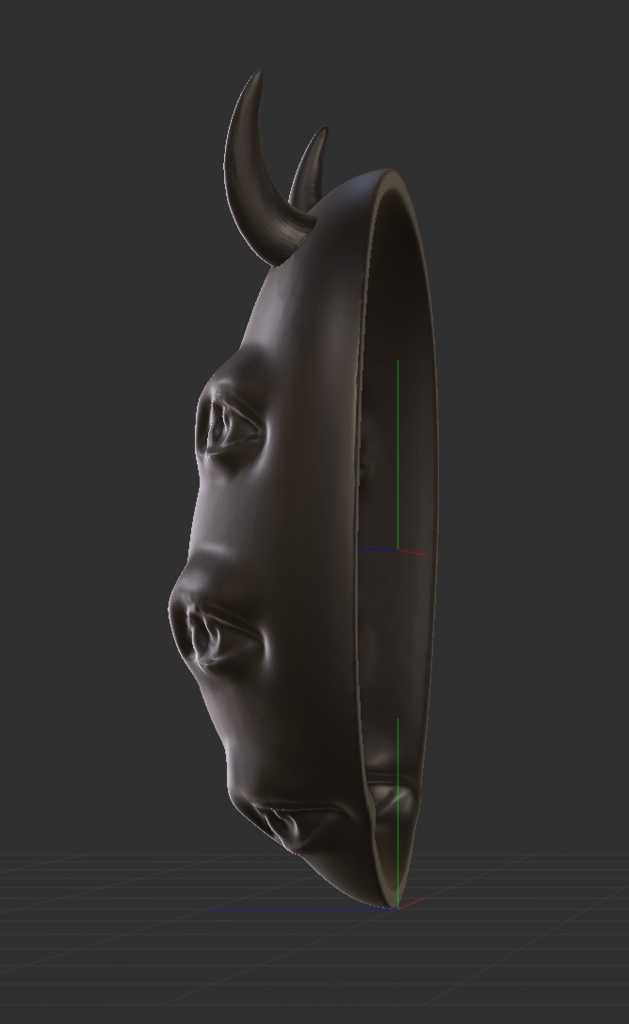 3D 百目鬼面 「.obj」