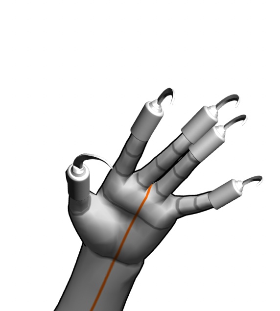 3D猫手(忍具)「.obj」