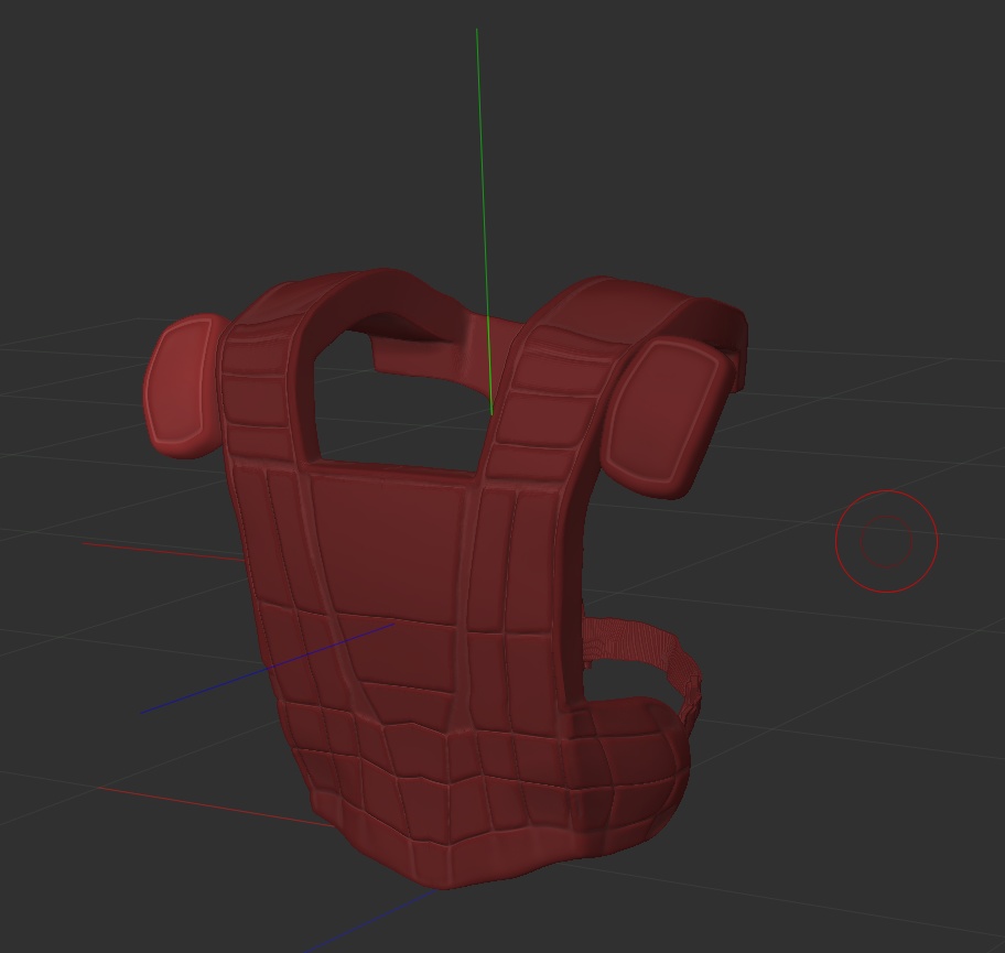 3D野球防具プロテクター 「.obj」