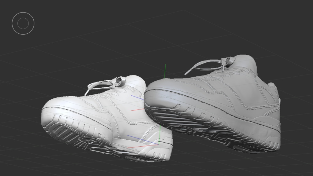 3Dスニーカー(女性用)「.obj」