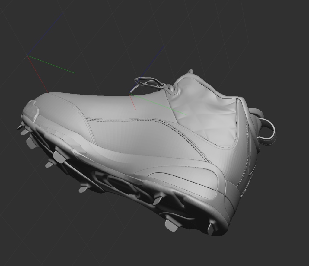 3D 野球用スパイク 「.obj」