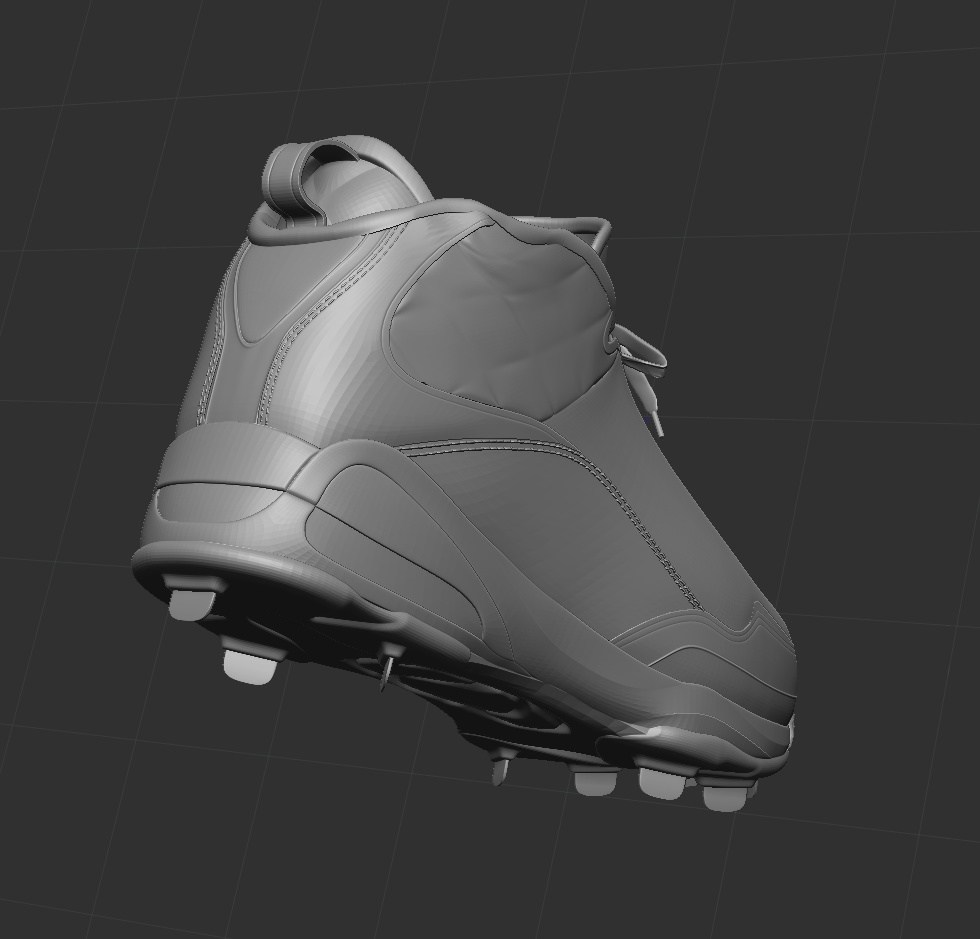 3D 野球用スパイク 「.obj」