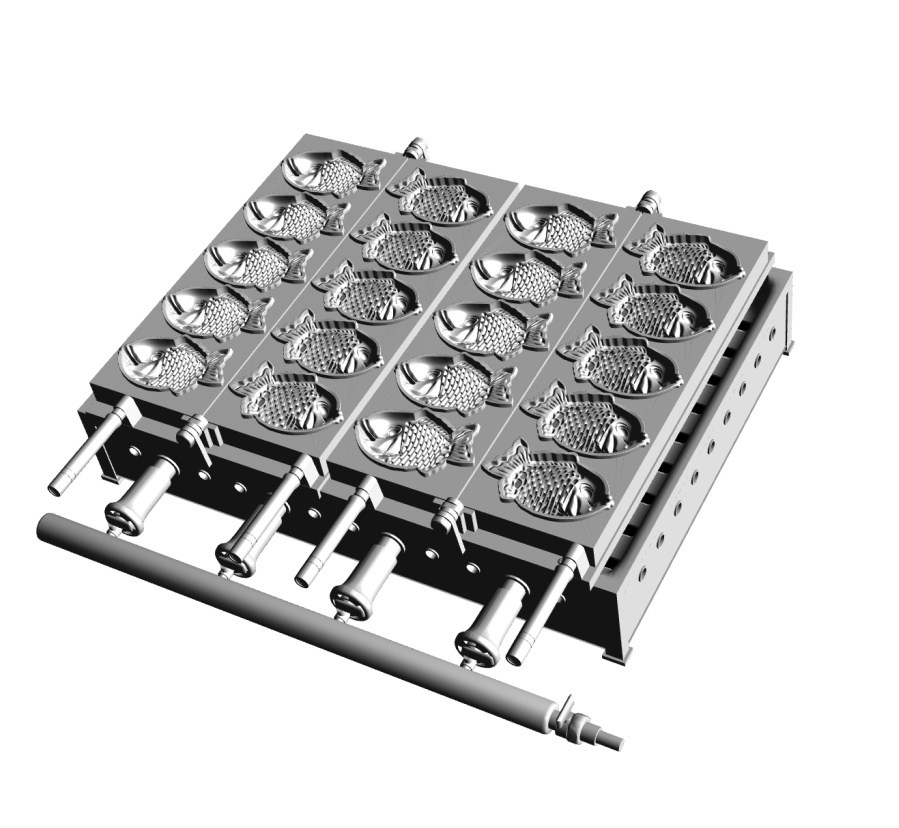 3D ガス式商用たい焼き器「.obj」