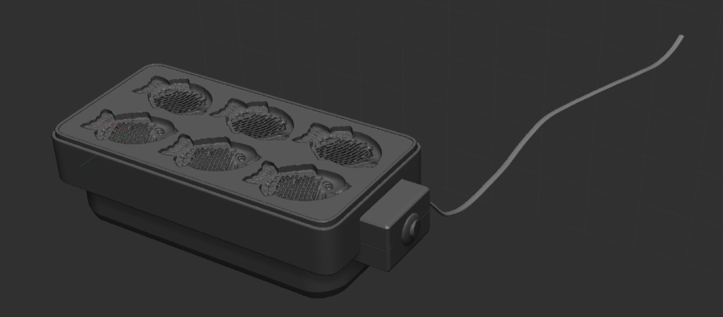 3D電気式たい焼き器「.obj」