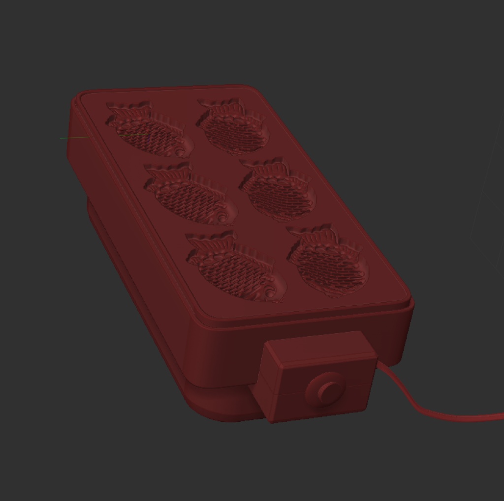 3D電気式たい焼き器「.obj」