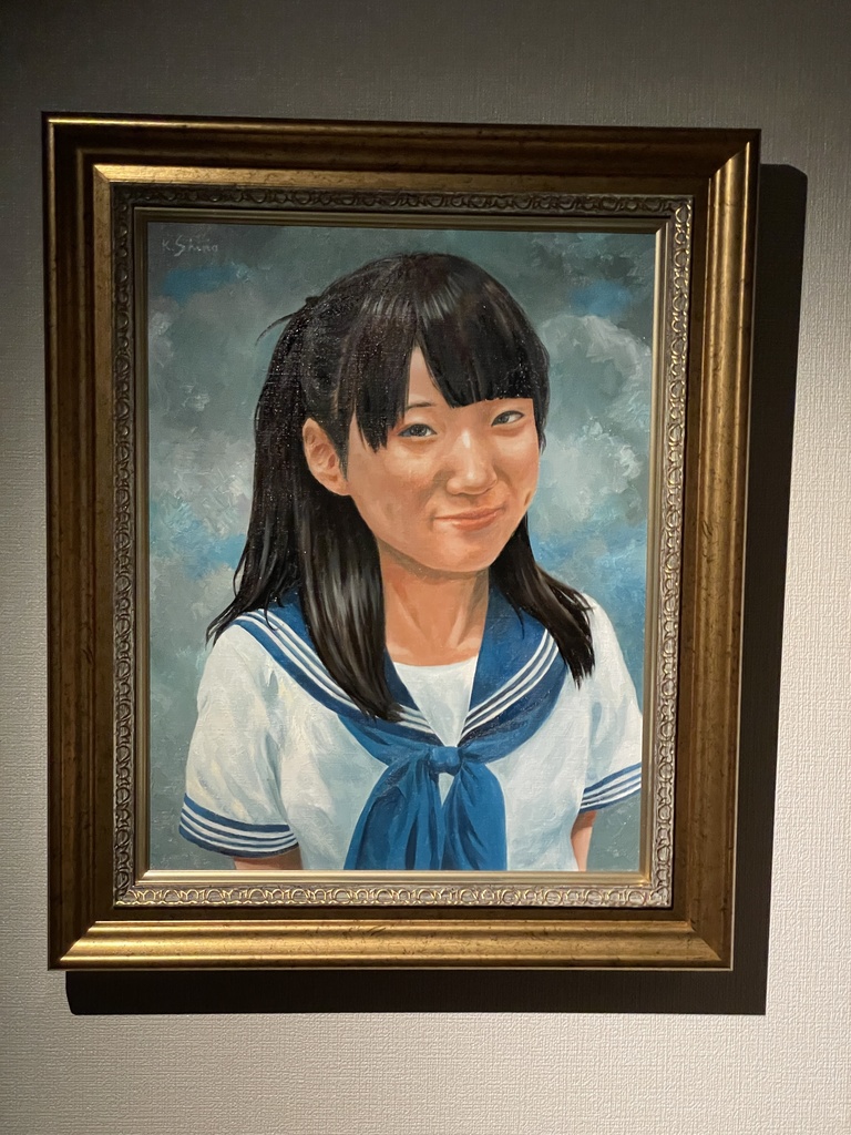 原画「夏セーラー服」 油彩 F6号