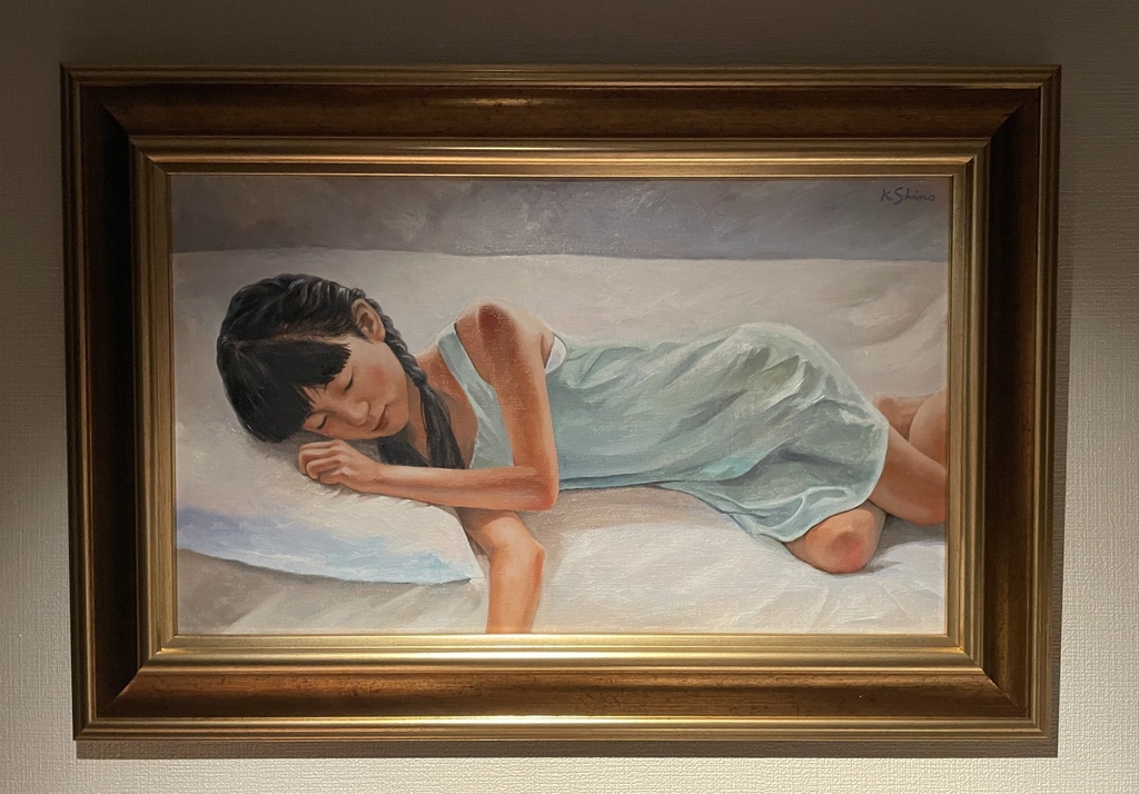 原画「眠る姫」 油彩 M8号