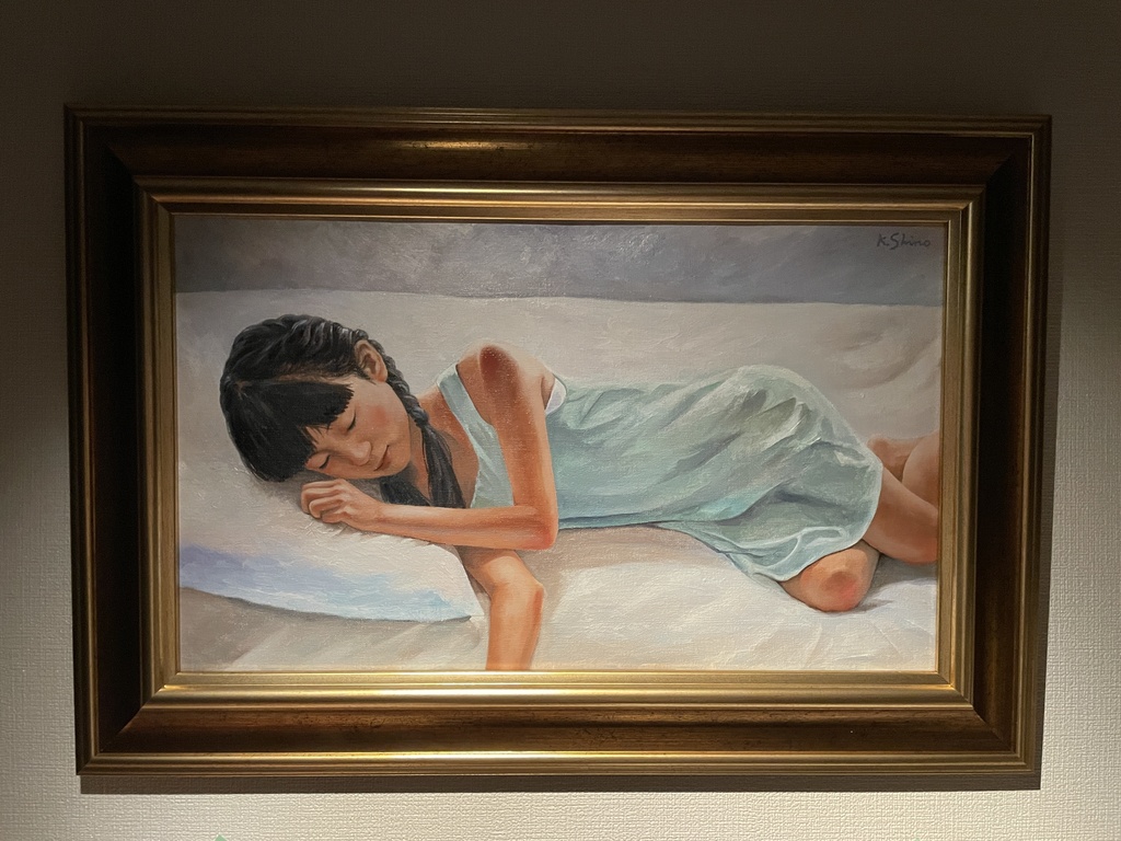 原画「眠る姫」 油彩 M8号