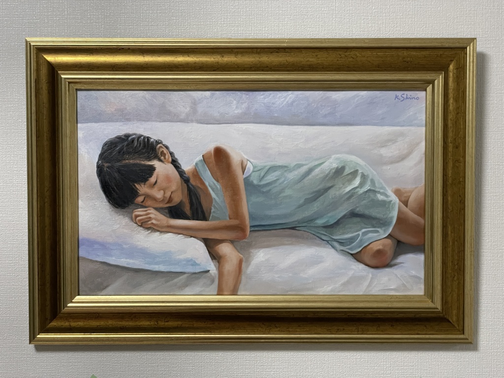 原画「眠る姫」 油彩 M8号