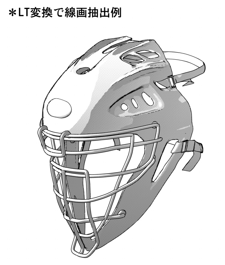 3D野球捕手ヘルメット「.obj」