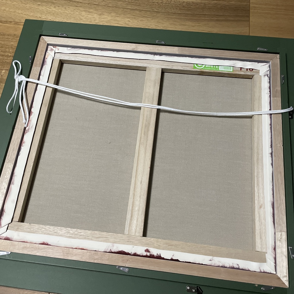 真作油絵「ひとりごと」(作者:浅村理江)