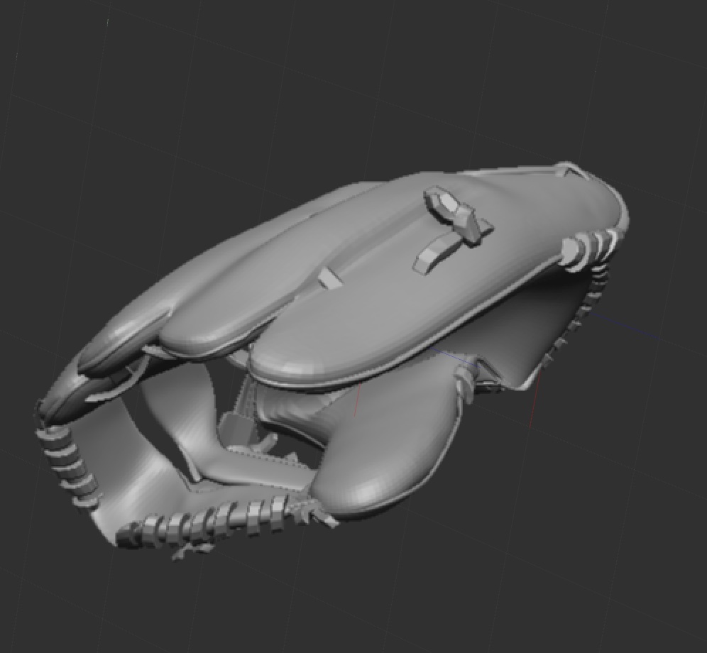 3D野球グローブ(閉める状態)