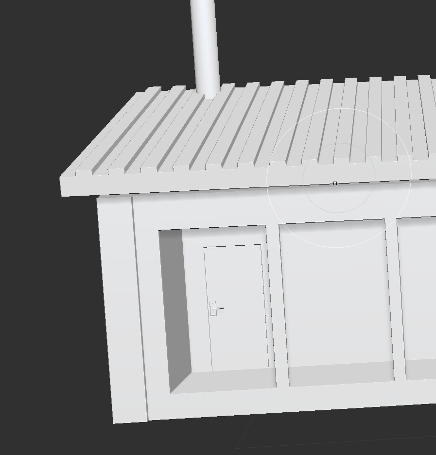 3D 現代和風建築