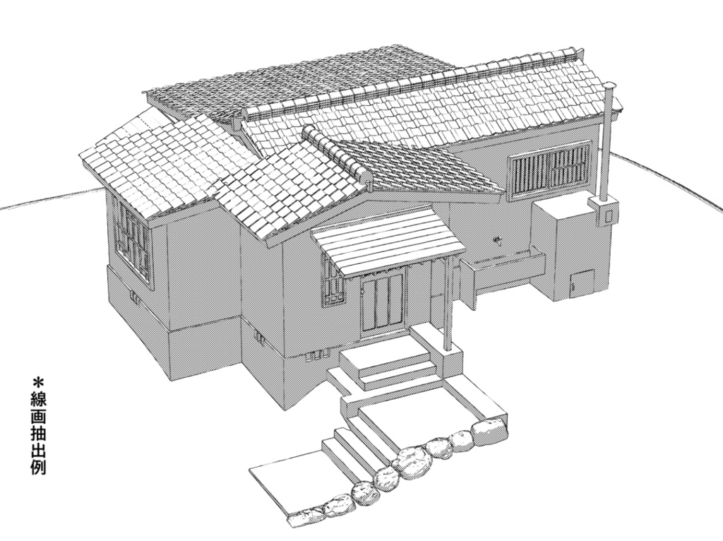3D 大正・昭和の木造民家