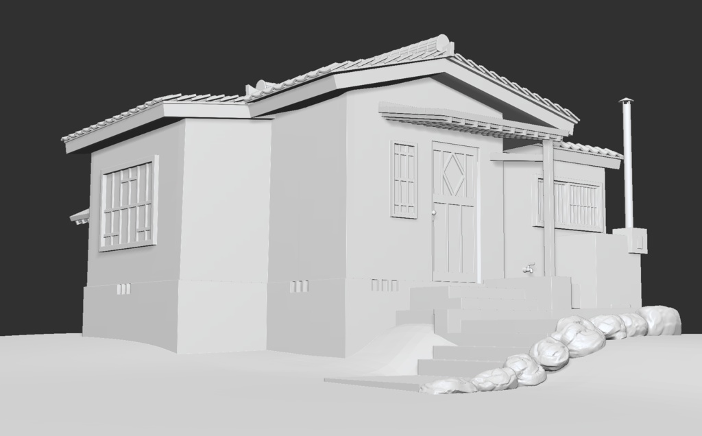 3D 大正・昭和の木造民家