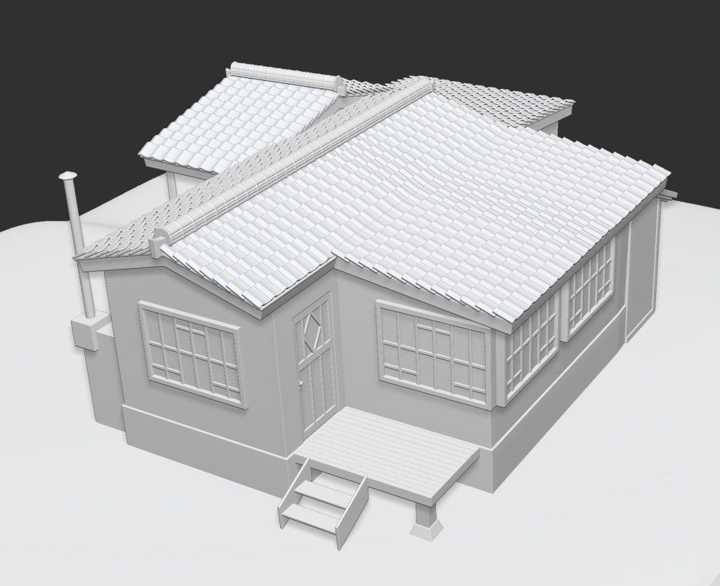 3D 大正・昭和の木造民家